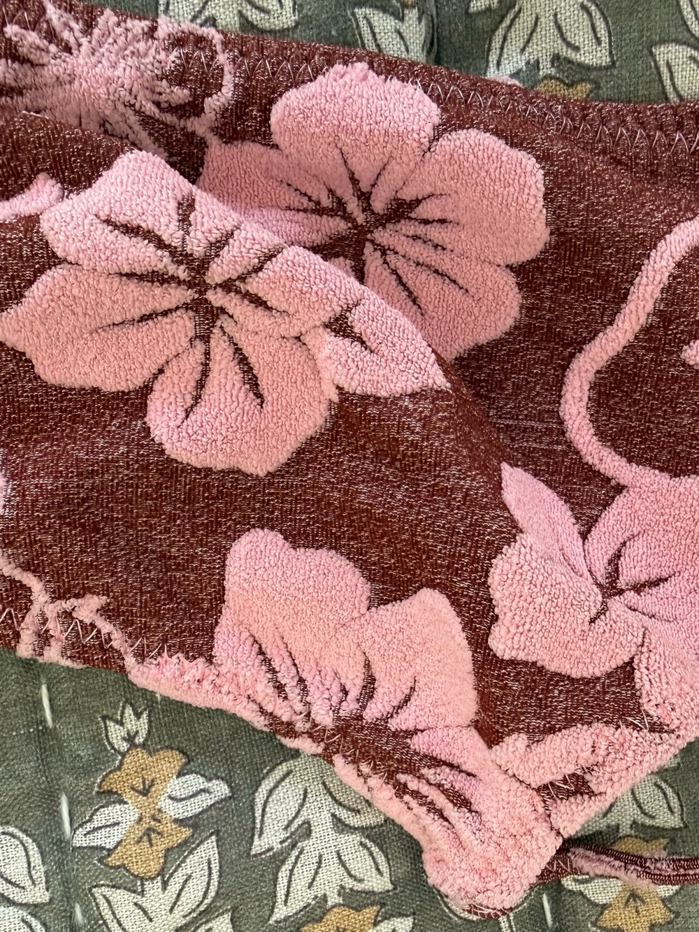 triangl swimwear Pink Floral Bikini Top and bottom - Picture 8 of 10
